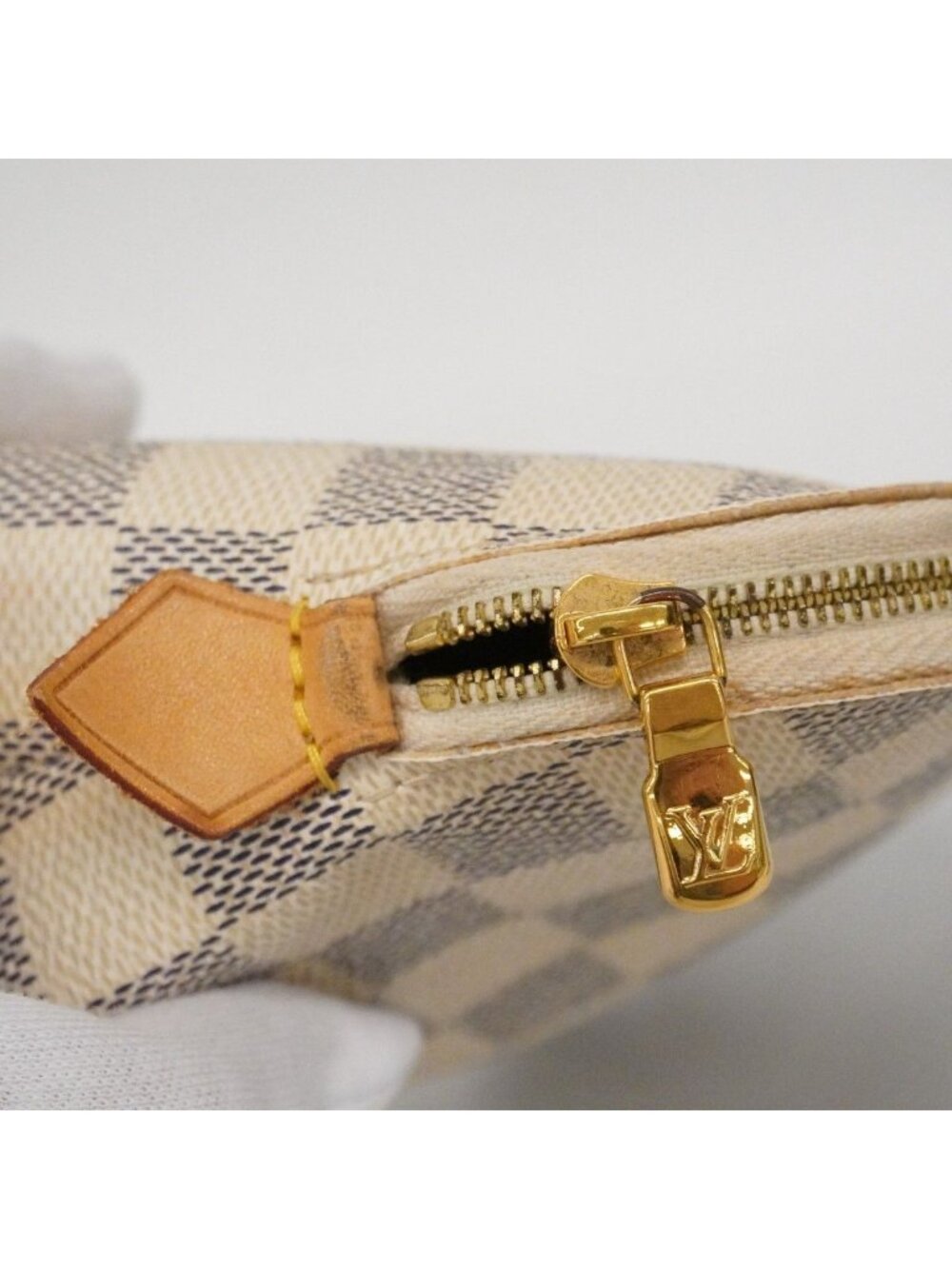 Louis Vuitton Pouch Damier Azur Pochette Cosmetic White - Picture 8 of 10